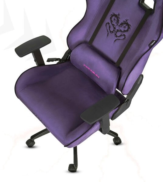 XMAX / Rio Balerion Terletmez Kadife Kumaş Mor Gaming Oyuncu Koltuğu / 120 Kg Taşır