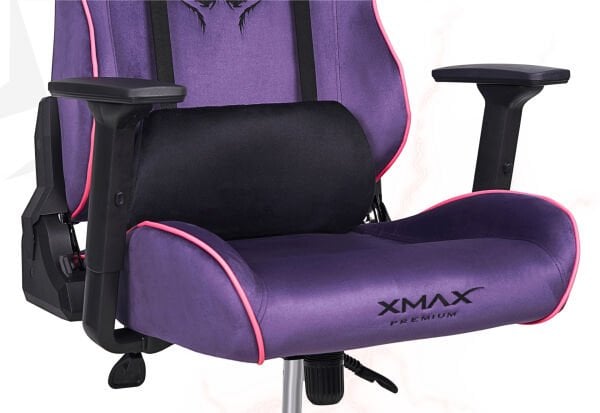 XMAX NO NAME / Rio Balerion Terletmez Kadife Kumaş Mor Gaming Oyuncu Koltuğu / 120 Kg Taşır