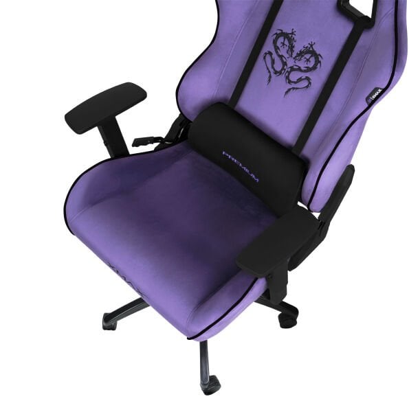 Mor Oyuncu Koltuğu Siyah Yastıklı – XMAX Rio Bilgisayar Sandalyesi