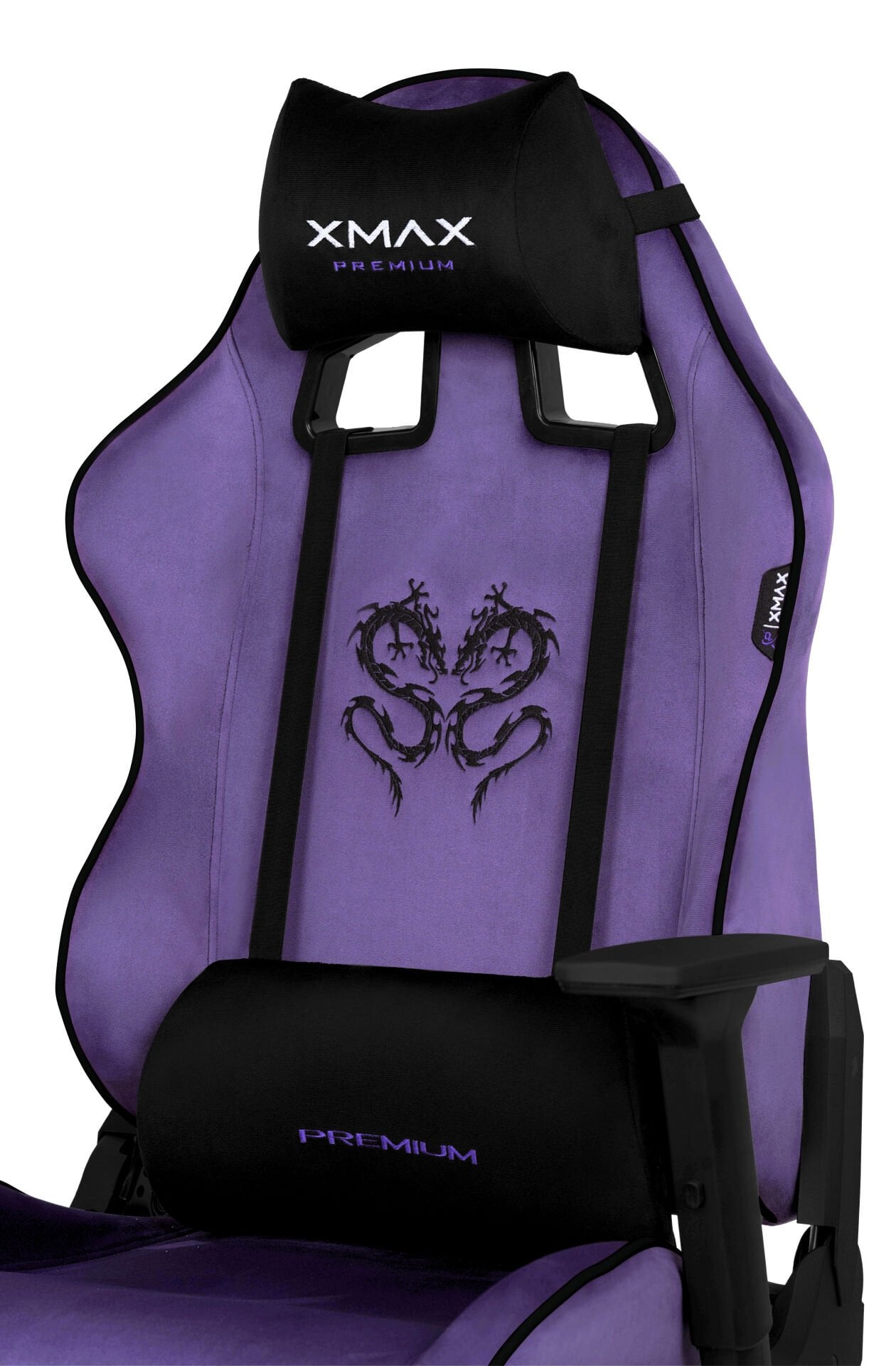 Mor Oyuncu Koltuğu Siyah Yastıklı – XMAX Rio Bilgisayar Sandalyesi