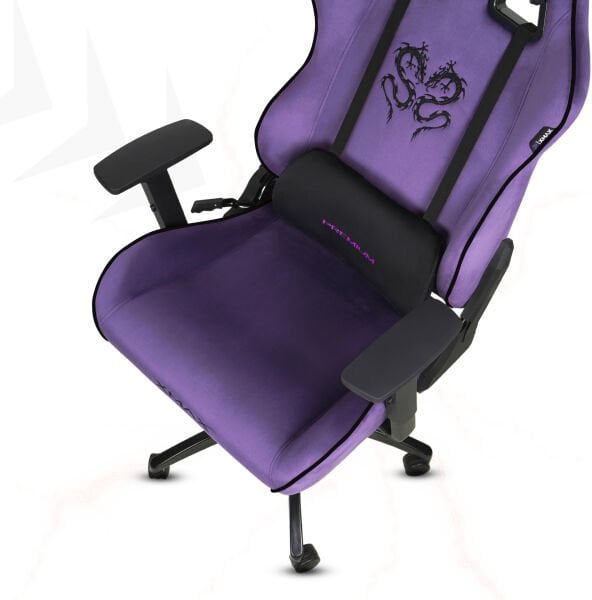 XMAX / Rio Balerion Terletmez Kadife Kumaş Mor Gaming Oyuncu Koltuğu / 120 Kg Taşır