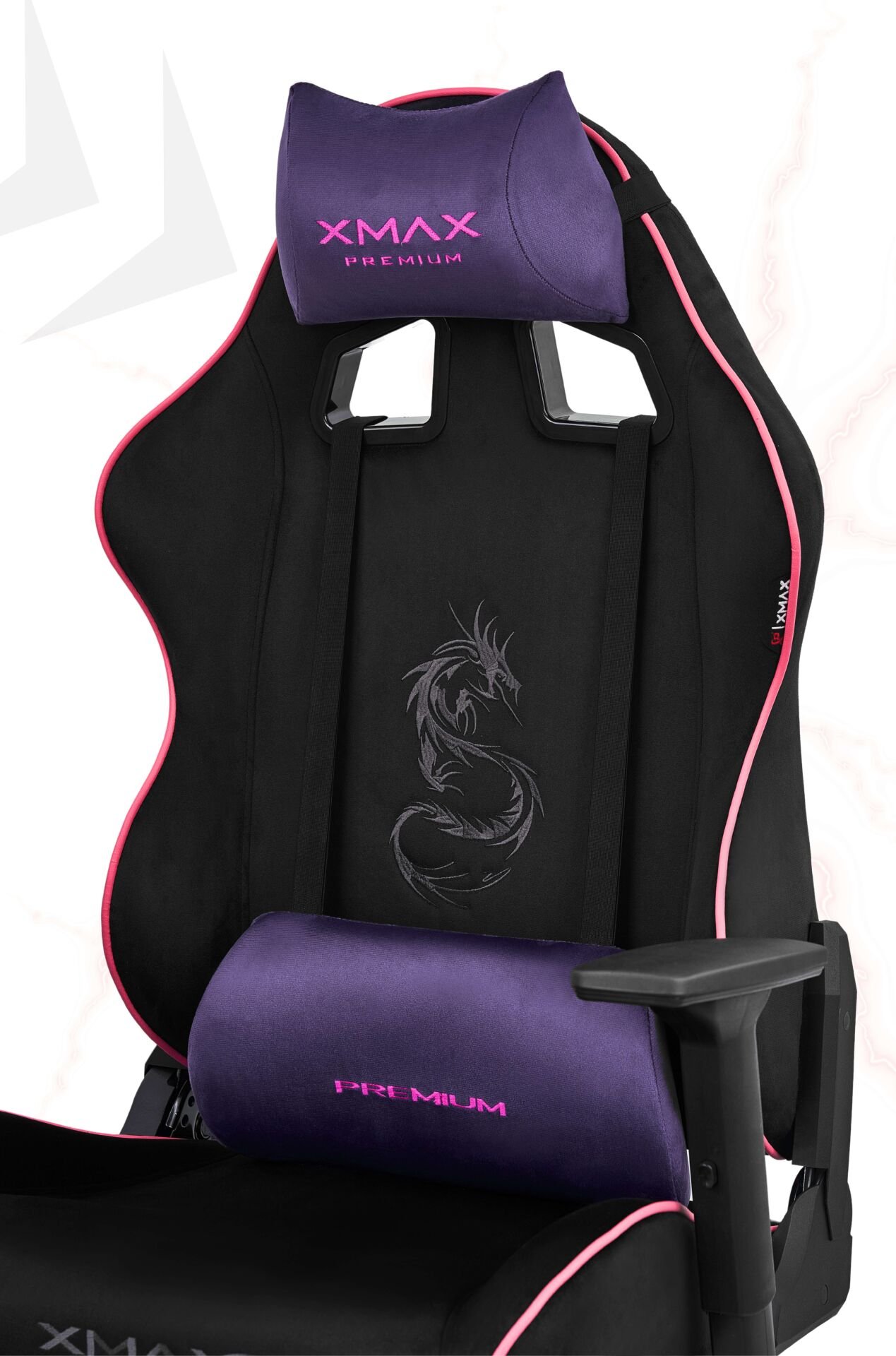 XMAX / Rio Balerion Terletmez Kadife Kumaş Siyah Gaming Oyuncu Koltuğu / 120 Kg Taşır