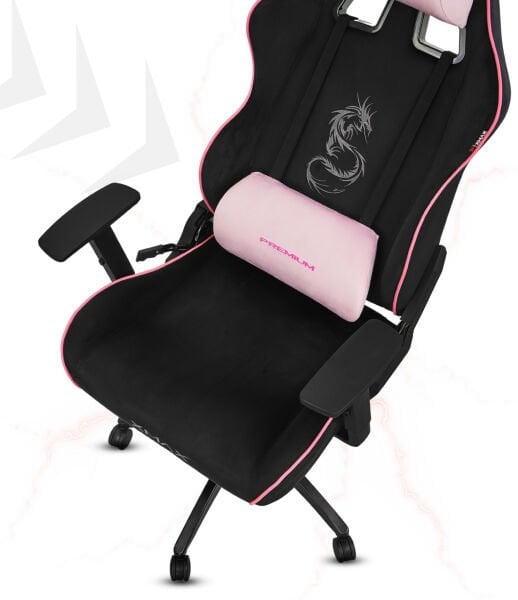 XMAX / Rio Balerion Terletmez Kadife Kumaş Siyah Gaming Oyuncu Koltuğu / 120 Kg Taşır