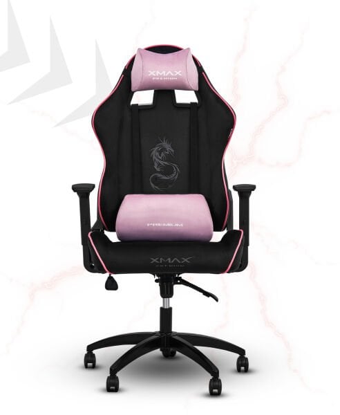 XMAX / Rio Balerion Terletmez Kadife Kumaş Siyah Gaming Oyuncu Koltuğu / 120 Kg Taşır