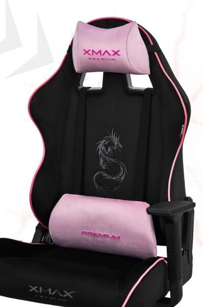 XMAX / Rio Balerion Terletmez Kadife Kumaş Siyah Gaming Oyuncu Koltuğu / 120 Kg Taşır