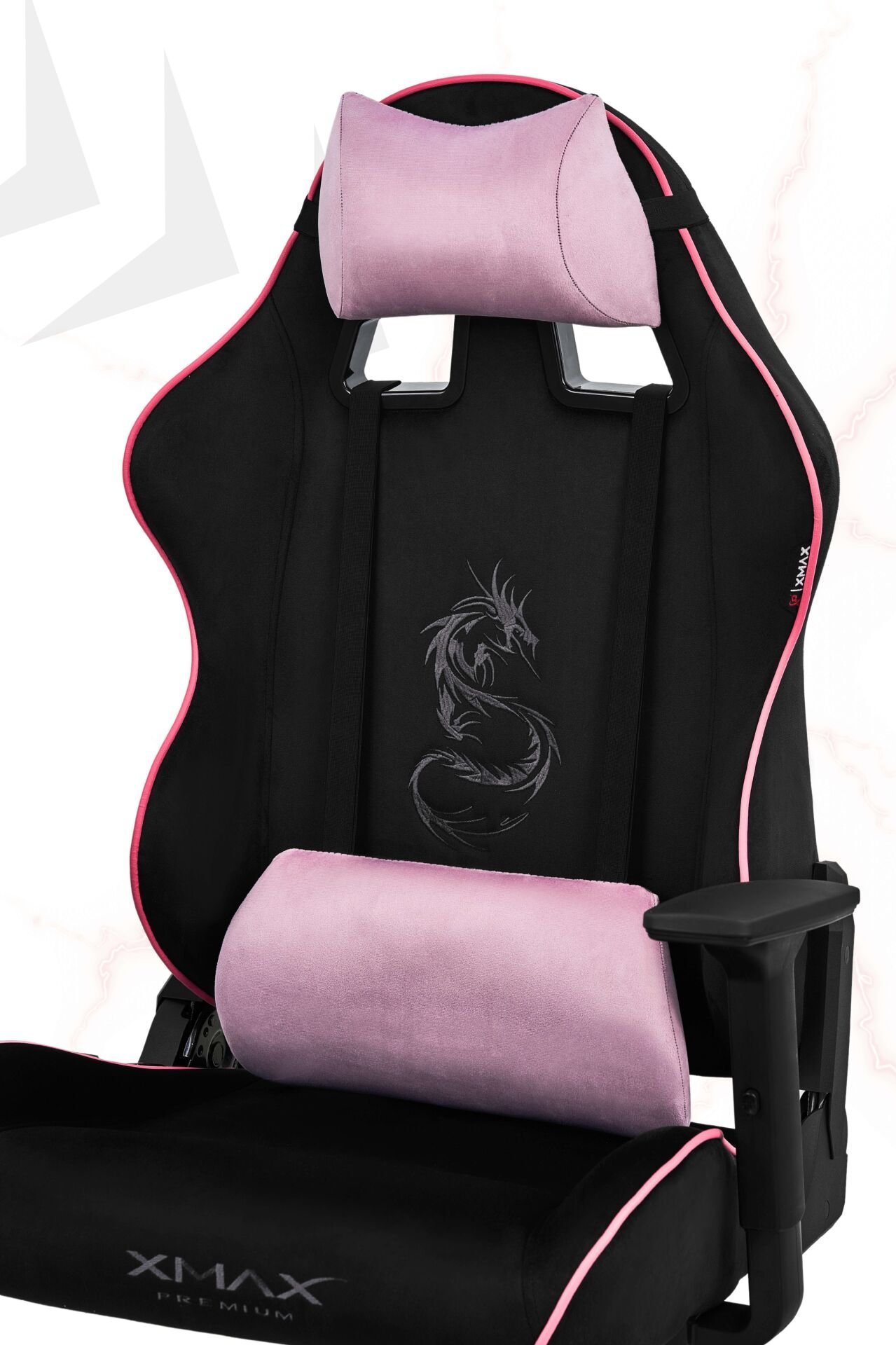 XMAX / Rio Balerion Terletmez Kadife Kumaş Siyah Gaming Oyuncu Koltuğu / 120 Kg Taşır