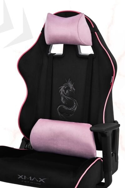 XMAX / Rio Balerion Terletmez Kadife Kumaş Siyah Gaming Oyuncu Koltuğu / 120 Kg Taşır