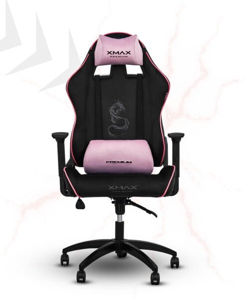 XMAX / Rio Balerion Terletmez Kadife Kumaş Siyah Gaming Oyuncu Koltuğu / 120 Kg Taşır