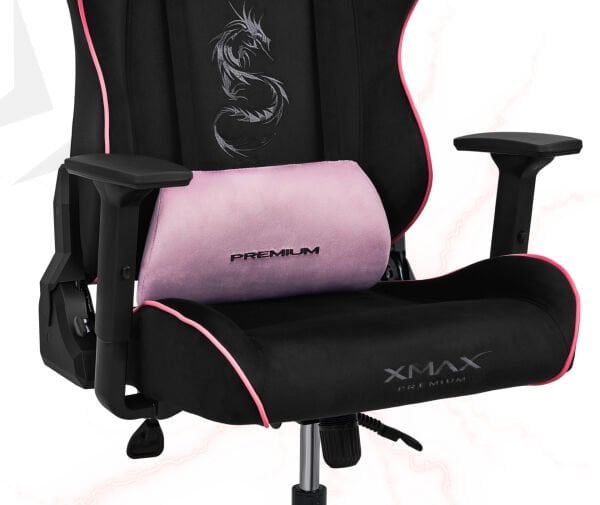 XMAX / Rio Balerion Terletmez Kadife Kumaş Siyah Gaming Oyuncu Koltuğu / 120 Kg Taşır