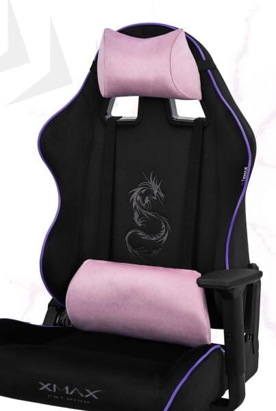 XMAX NO NAME / Rio Balerion Terletmez Kadife Kumaş Siyah Gaming Oyuncu Koltuğu / 120 Kg Taşır