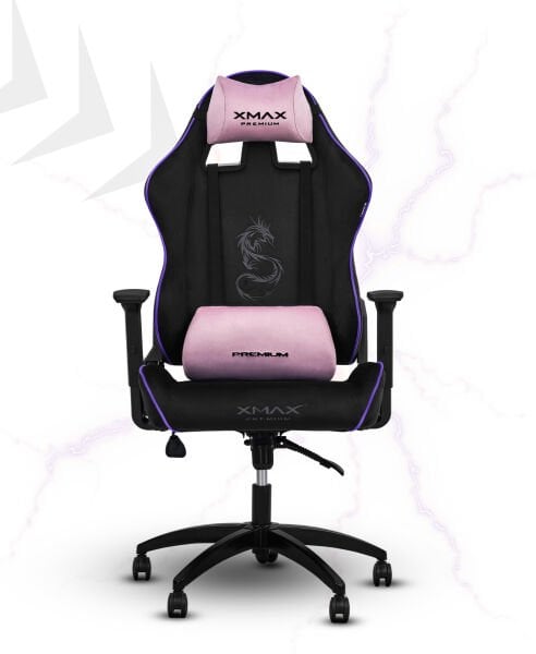 XMAX / Rio Balerion Terletmez Kadife Kumaş Siyah Gaming Oyuncu Koltuğu / 120 Kg Taşır