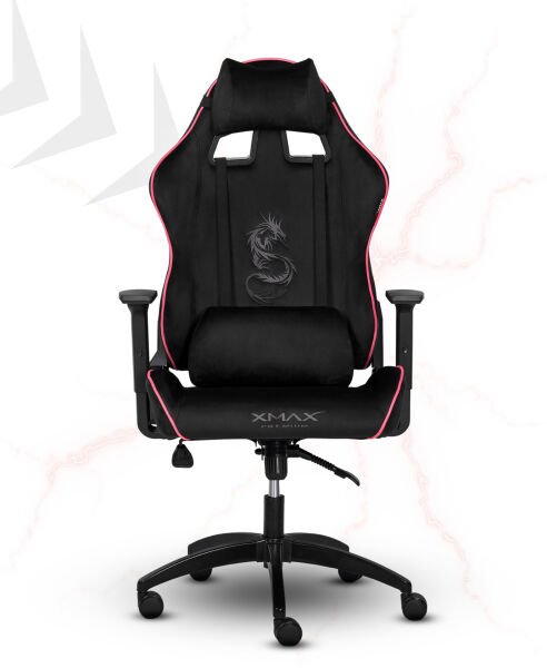 XMAX NO NAME / Rio Balerion Terletmez Kadife Kumaş Siyah Gaming Oyuncu Koltuğu / 120 Kg Taşır