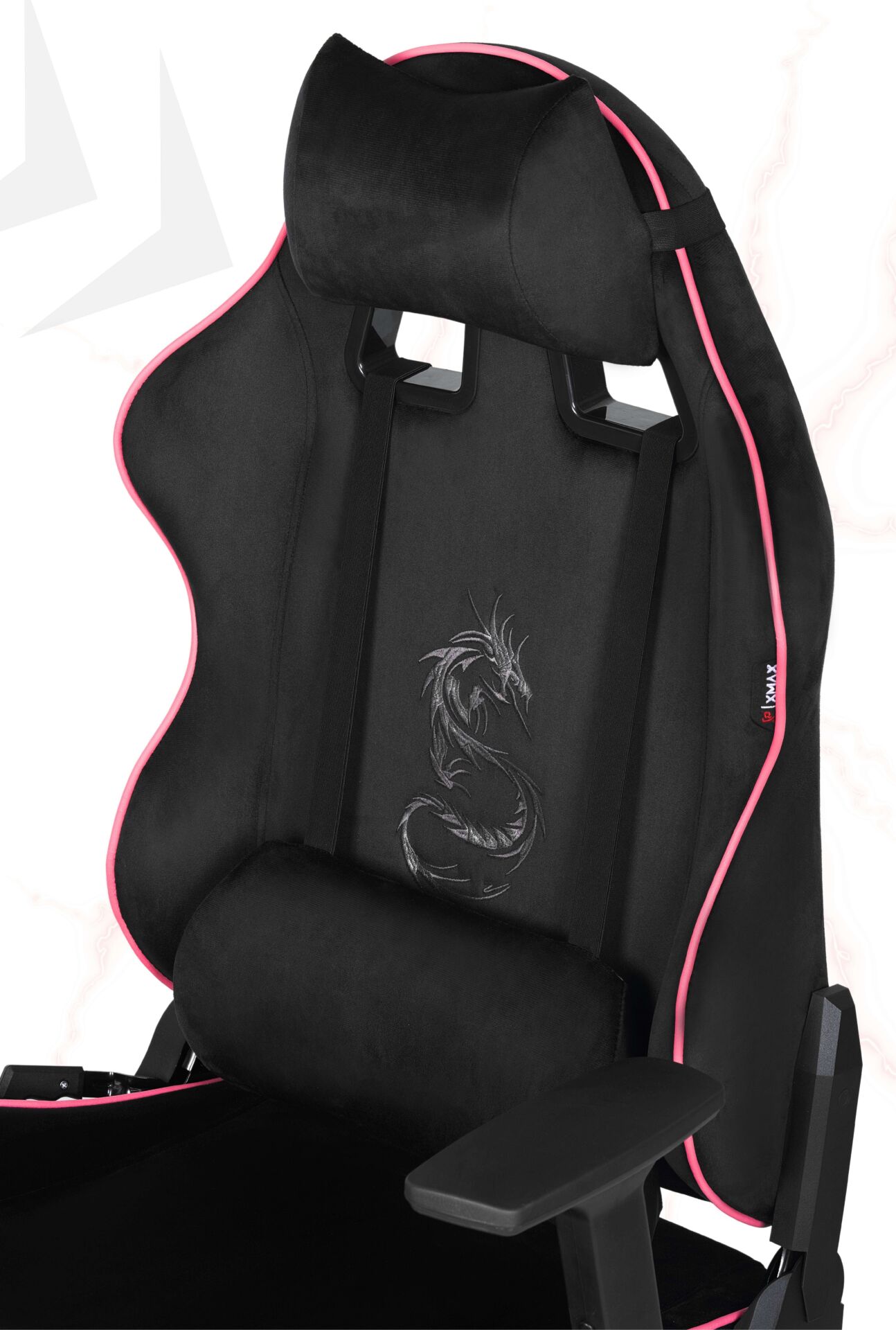 XMAX NO NAME / Rio Balerion Terletmez Kadife Kumaş Siyah Gaming Oyuncu Koltuğu / 120 Kg Taşır