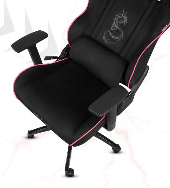 XMAX NO NAME / Rio Balerion Terletmez Kadife Kumaş Siyah Gaming Oyuncu Koltuğu / 120 Kg Taşır