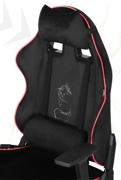 XMAX NO NAME / Rio Balerion Terletmez Kadife Kumaş Siyah Gaming Oyuncu Koltuğu / 120 Kg Taşır