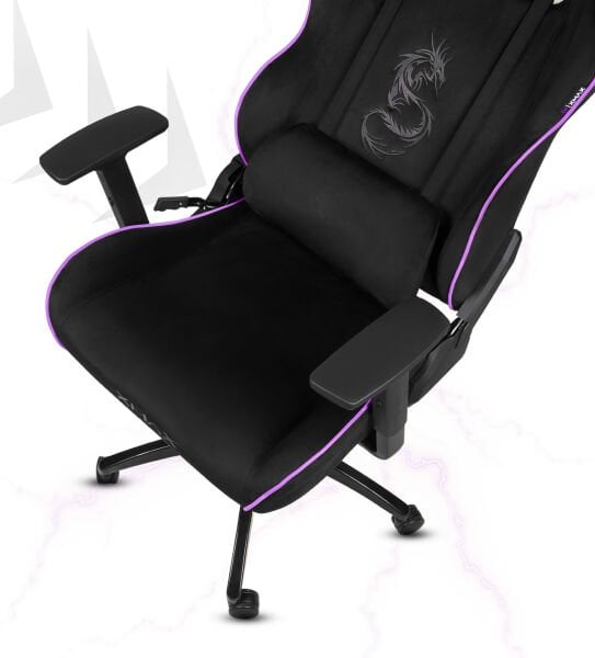 XMAX NO NAME / Rio Balerion Terletmez Kadife Kumaş Siyah Gaming Oyuncu Koltuğu / 120 Kg Taşır