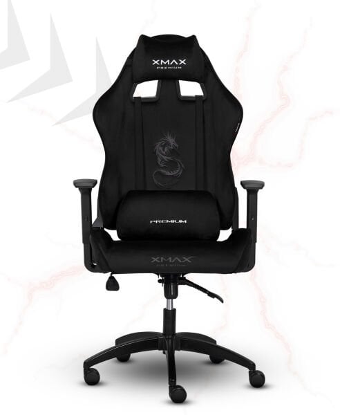 Siyah Oyuncu Koltuğu Markalı Yastık – XMAX Rio Bilgisayar Sandalyesi