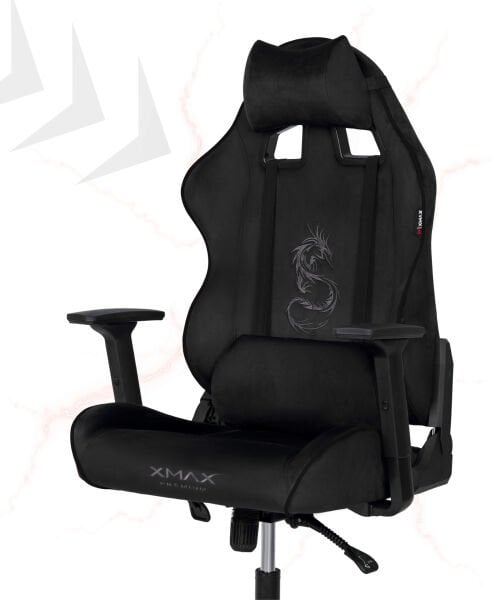 XMAX NO NAME / Rio Balerion Terletmez Kadife Kumaş Siyah Gaming Oyuncu Koltuğu / 120 Kg Taşır