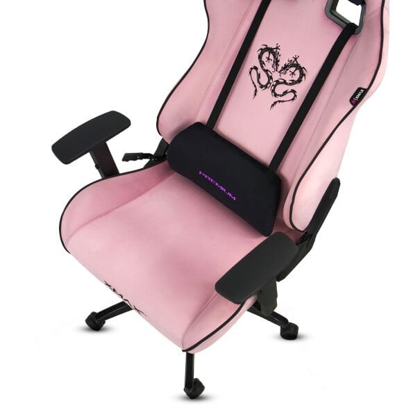 XMAX / Rio Plus Balerion Terletmez Kadife Kumaş Pembe Gaming Oyuncu Koltuğu / 120 Kg Taşır