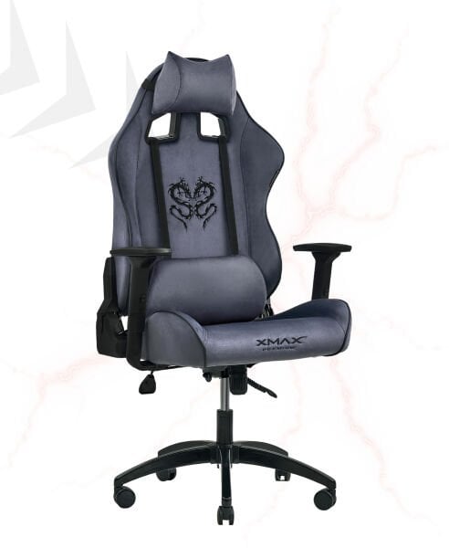 XMAX NO NAME / Rio Balerion Terletmez Kadife Kumaş Antrasit Gaming Oyuncu Koltuğu / 120 Kg Taşır