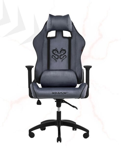 XMAX NO NAME / Rio Balerion Terletmez Kadife Kumaş Antrasit Gaming Oyuncu Koltuğu / 120 Kg Taşır