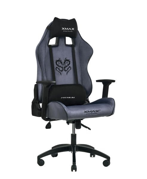 XMAX / Rio Balerion Terletmez Kadife Kumaş Antrasit Gaming Oyuncu Koltuğu / 120 Kg Taşır