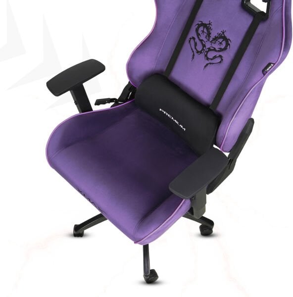 XMAX / Rio Balerion Terletmez Kadife Kumaş Mor Gaming Oyuncu Koltuğu / 120 Kg Taşır