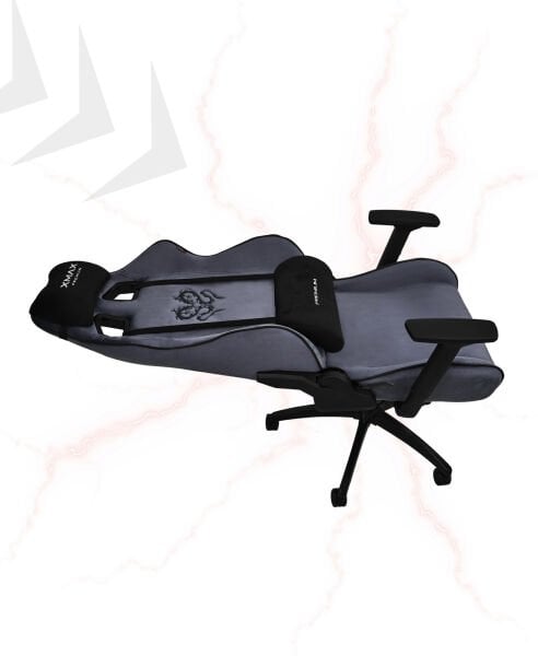 XMAX / Rio Plus Balerion Terletmez Kadife Kumaş Antrasit Gaming Oyuncu Koltuğu / 120 Kg Taşır