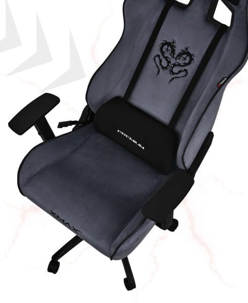 XMAX / Rio Plus Balerion Terletmez Kadife Kumaş Antrasit Gaming Oyuncu Koltuğu / 120 Kg Taşır