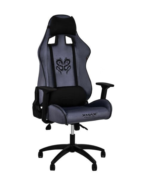 XMAX NO NAME / Rio Plus Balerion Terletmez Kadife Kumaş Antrasit Gaming Oyuncu Koltuğu / 120 Kg Taşır