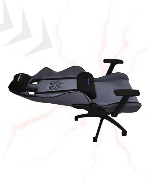 XMAX / Rio Plus Balerion Terletmez Kadife Kumaş Antrasit Gaming Oyuncu Koltuğu / 120 Kg Taşır