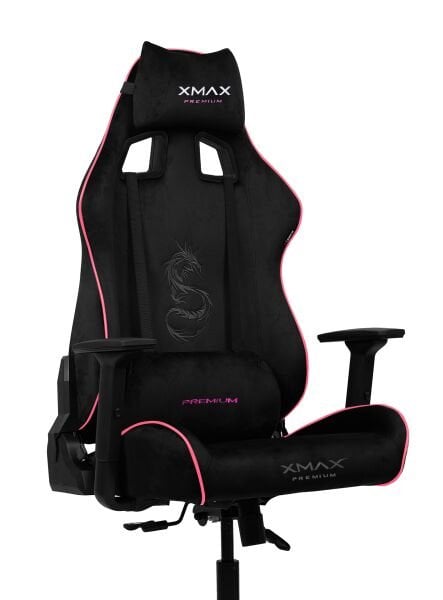 Siyah Oyuncu Koltuğu Pembe Fitilli – XMAX Rio Plus Bilgisayar Sandalyesi