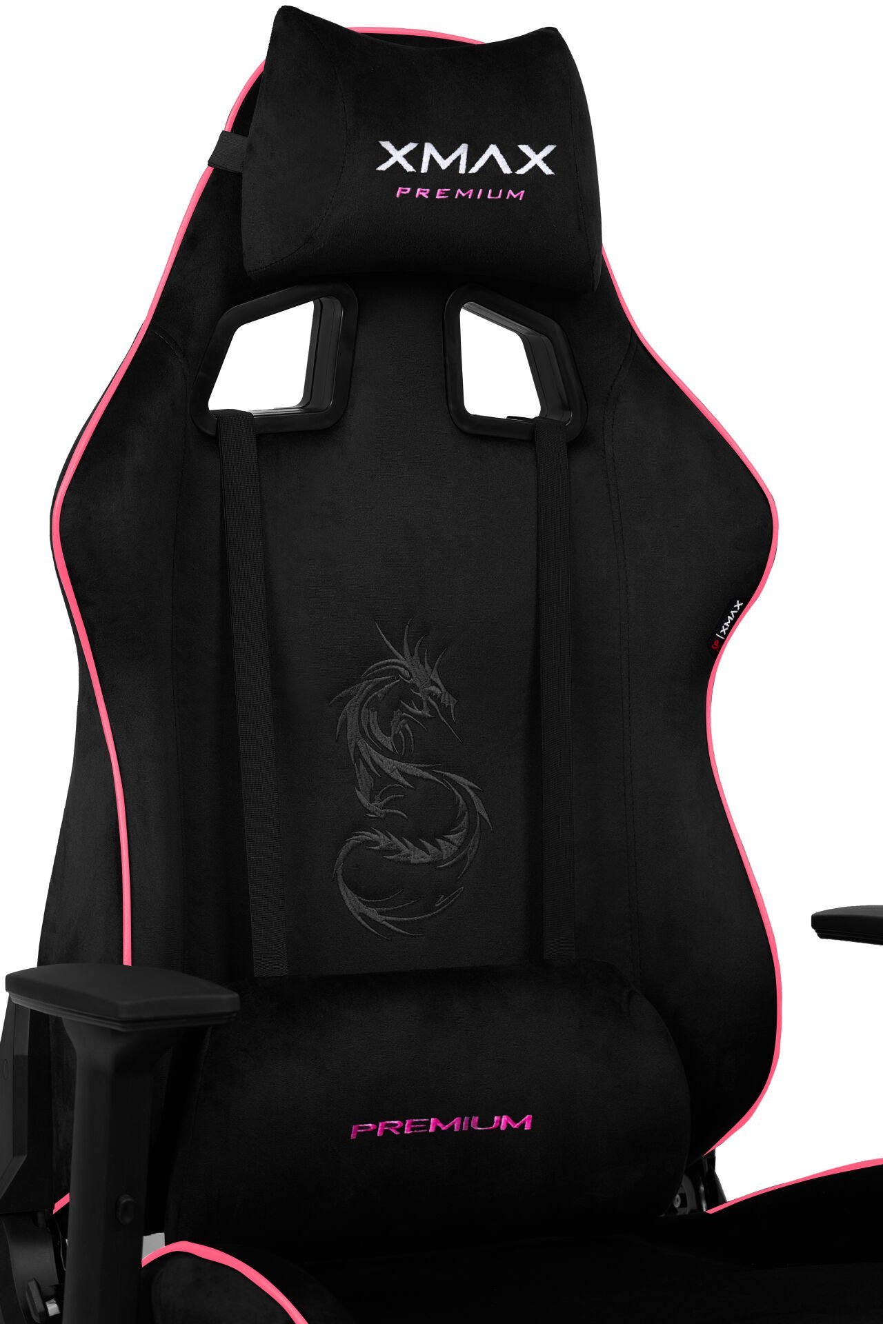 XMAX / Rio Plus Balerion Terletmez Kadife Kumaş Siyah Gaming Oyuncu Koltuğu / 120 Kg Taşır