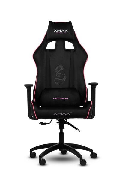 XMAX / Rio Plus Balerion Terletmez Kadife Kumaş Siyah Gaming Oyuncu Koltuğu / 120 Kg Taşır