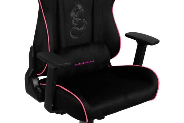 XMAX / Rio Plus Balerion Terletmez Kadife Kumaş Siyah Gaming Oyuncu Koltuğu / 120 Kg Taşır