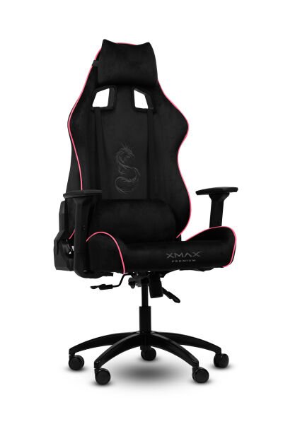 XMAX NO NAME / Rio Plus Balerion Terletmez Kadife Kumaş Siyah Gaming Oyuncu Koltuğu / 120 Kg Taşır
