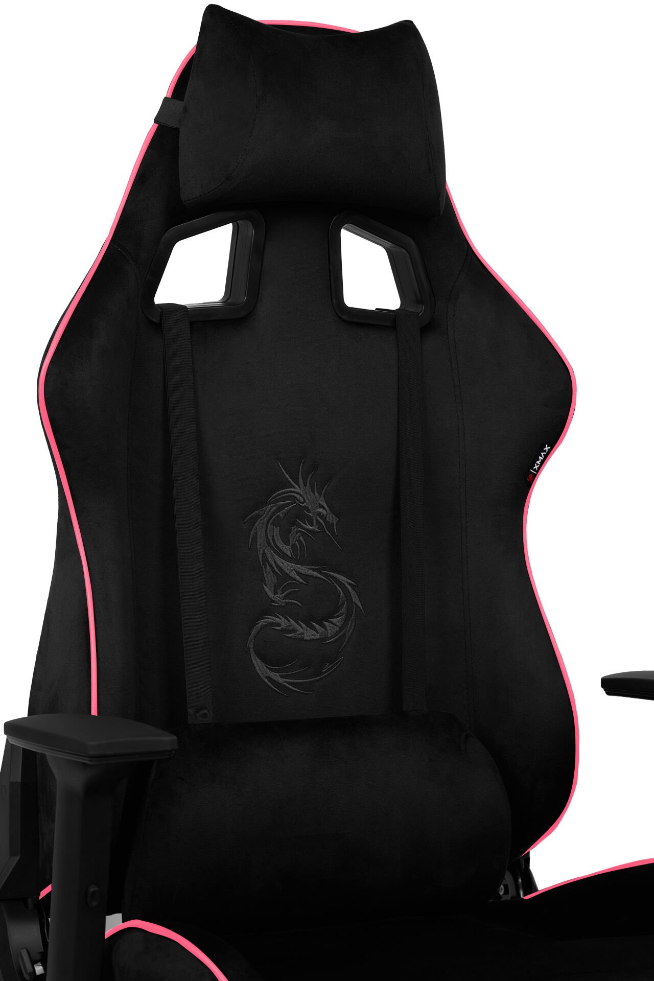 XMAX NO NAME / Rio Plus Balerion Terletmez Kadife Kumaş Siyah Gaming Oyuncu Koltuğu / 120 Kg Taşır