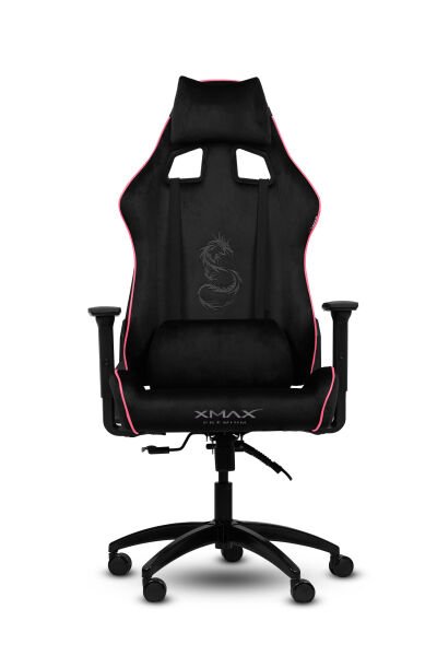 XMAX NO NAME / Rio Plus Balerion Terletmez Kadife Kumaş Siyah Gaming Oyuncu Koltuğu / 120 Kg Taşır