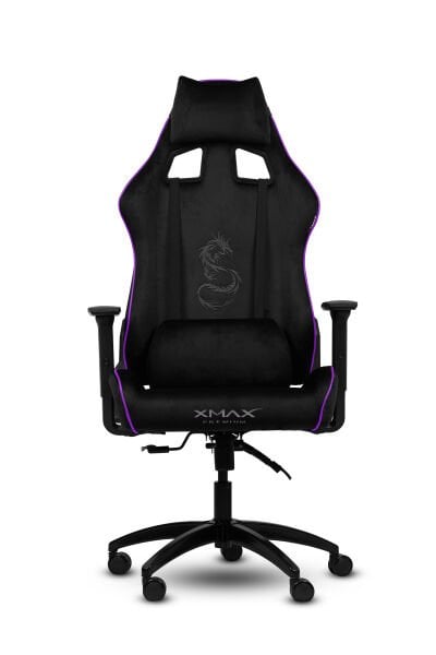 XMAX NO NAME / Rio Plus Balerion Terletmez Kadife Kumaş Siyah Gaming Oyuncu Koltuğu / 120 Kg Taşır