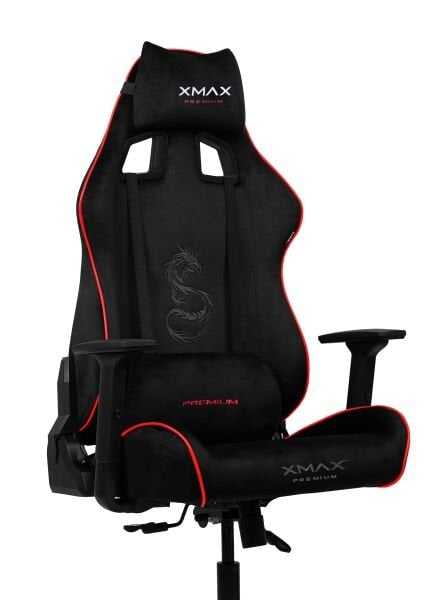 Siyah Oyuncu Koltuğu Kırmızı Fitilli – XMAX Rio Plus Bilgisayar Sandalyesi