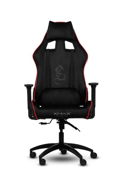 XMAX NO NAME / Rio Plus Balerion Terletmez Kadife Kumaş Siyah Gaming Oyuncu Koltuğu / 120 Kg Taşır