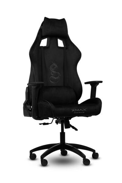XMAX NO NAME / Rio Plus Balerion Terletmez Kadife Kumaş Siyah Gaming Oyuncu Koltuğu / 120 Kg Taşır