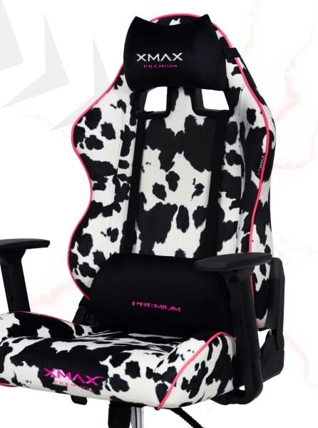 XMAX / Rio Balerion Terletmez Kadife Kumaş Dalmaçyalı Gaming Oyuncu Koltuğu / 120 Kg Taşır