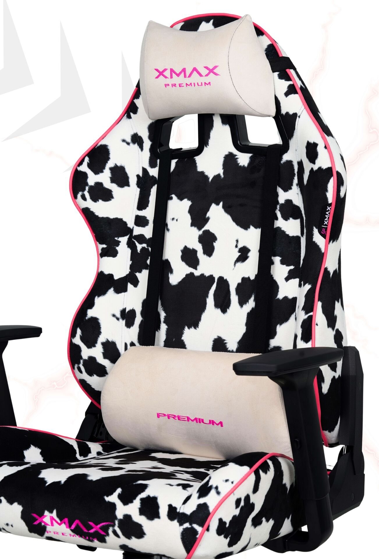 XMAX / Rio Balerion Terletmez Kadife Kumaş Dalmaçyalı Gaming Oyuncu Koltuğu / 120 Kg Taşır
