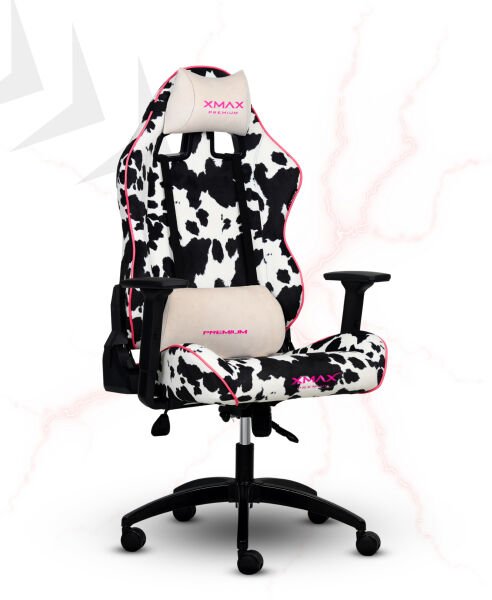 XMAX / Rio Balerion Terletmez Kadife Kumaş Dalmaçyalı Gaming Oyuncu Koltuğu / 120 Kg Taşır