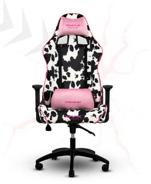 XMAX / Rio Plus Balerion Terletmez Kadife Kumaş Dalmaçyalı Gaming Oyuncu Koltuğu / 120 Kg Taşır