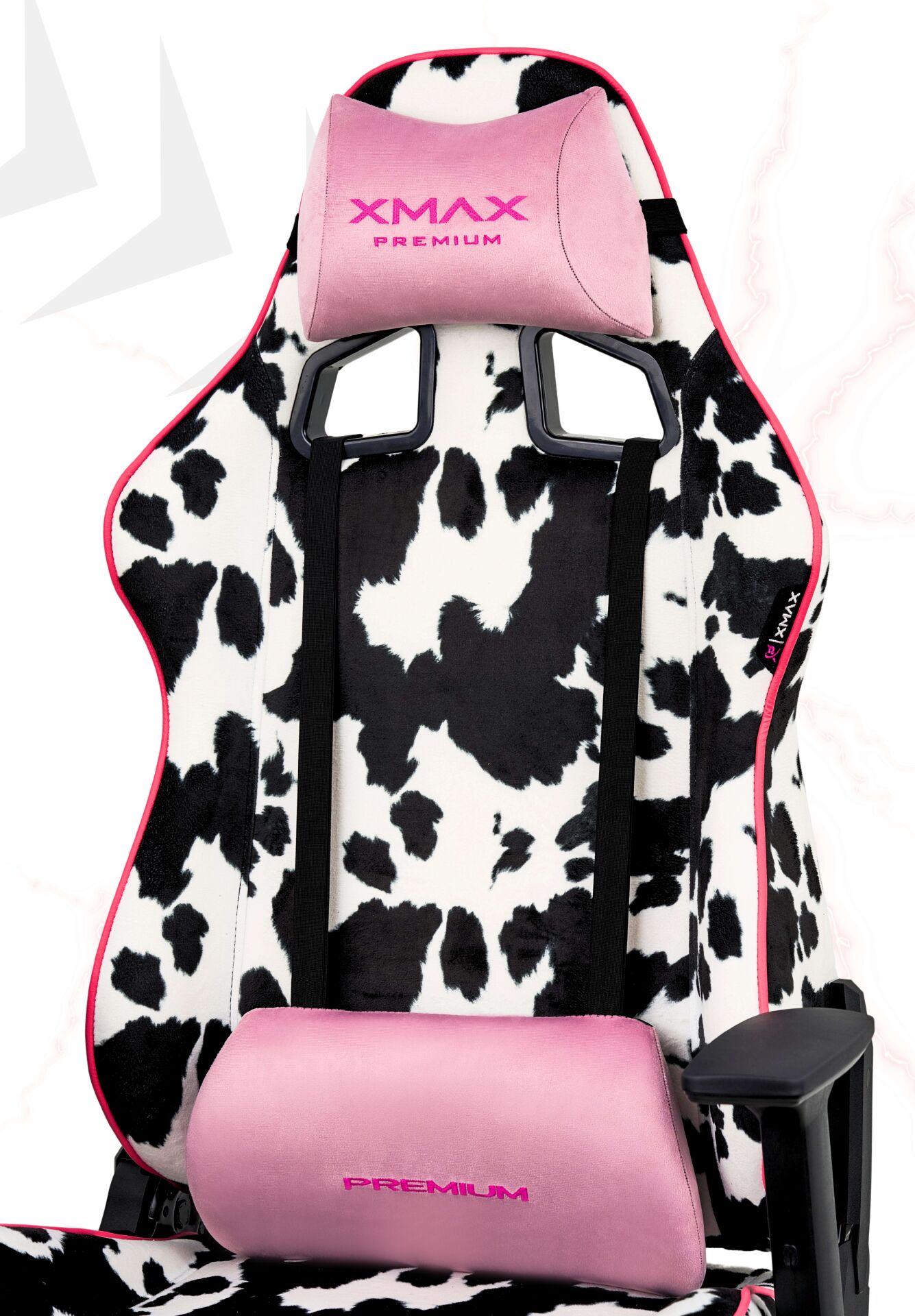 XMAX / Rio Plus Balerion Terletmez Kadife Kumaş Dalmaçyalı Gaming Oyuncu Koltuğu / 120 Kg Taşır