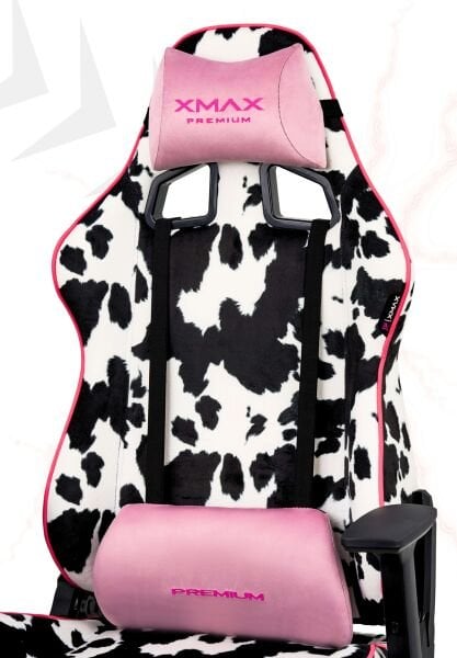 XMAX / Rio Plus Balerion Terletmez Kadife Kumaş Dalmaçyalı Gaming Oyuncu Koltuğu / 120 Kg Taşır