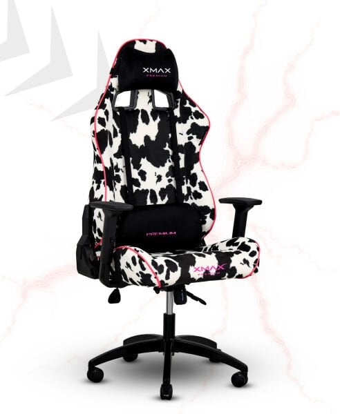 XMAX / Rio Plus Balerion Terletmez Kadife Kumaş Dalmaçyalı Gaming Oyuncu Koltuğu / 120 Kg Taşır