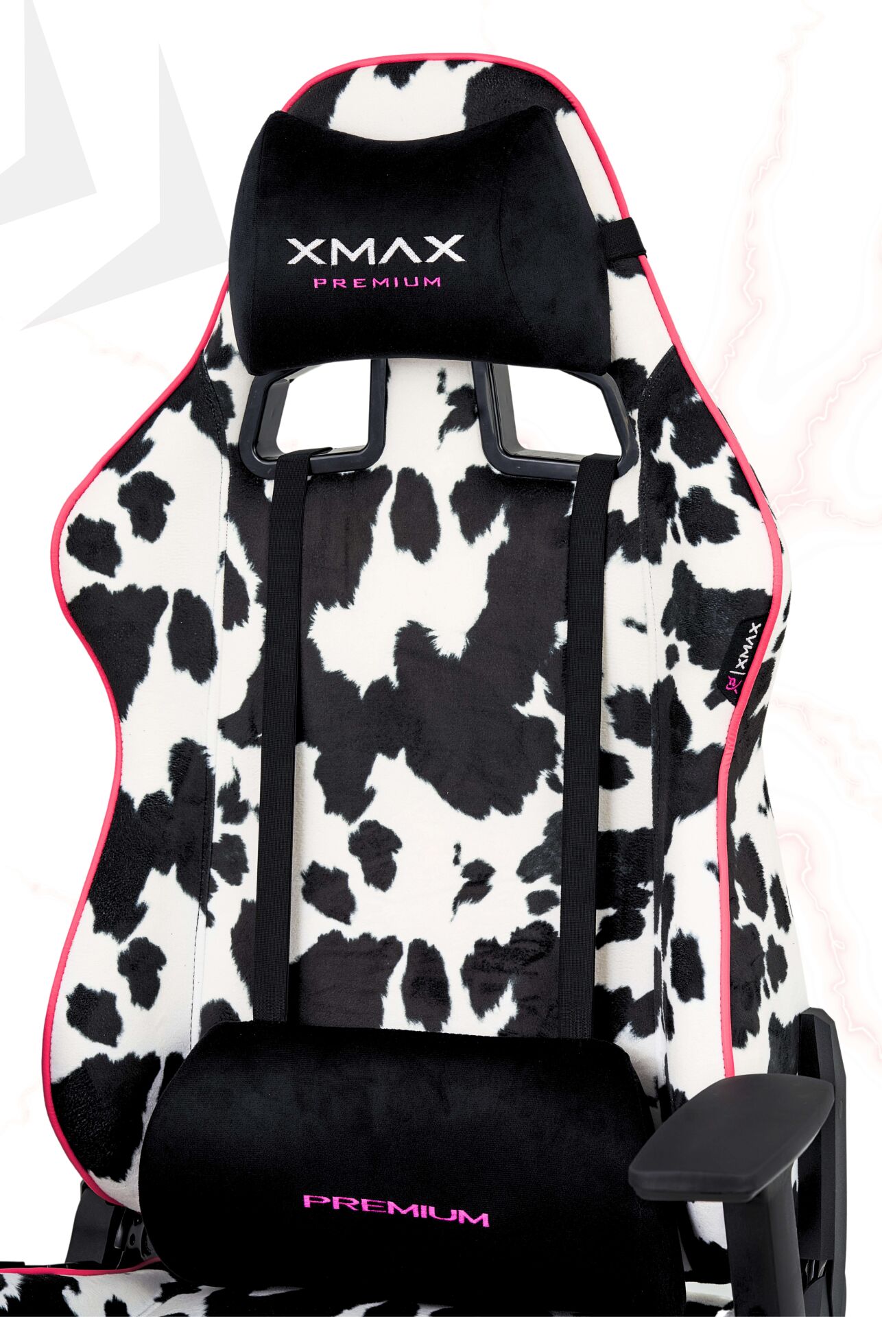 XMAX / Rio Plus Balerion Terletmez Kadife Kumaş Dalmaçyalı Gaming Oyuncu Koltuğu / 120 Kg Taşır